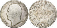 Deutschland 1 Gulden Grand duchy of Hessen-Darmstadt, Ludwig II, Silber -