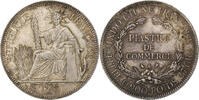 French Indochina Piastre Münze, FRENCH INDO-CHINA, Paris, SS+, Silber, KM:5a.1 -