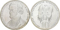Bundesrepublik Deutschland 10 Mark Münze, Hambourg, UNZ, Silber -