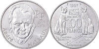Frankreich 100 Francs André Malraux, Silber, SS+, KM:1188 -