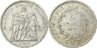 Frankreich 5 Francs Hercule, Paris, SS+, Silber, KM:820.1, Gadoury:745a -