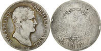Frankreich 5 Francs Napoléon Bonaparte, Silber, SGE+, Gadoury:577 -