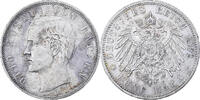 Deutsch Staaten 5 Mark BAVARIA, Otto, Munich, Silber, SS+, KM:915 -