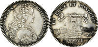 Frankreich betaalpenning Token, Louis XV, Monnaie de Paris, Duvivier, VZ, Silber -