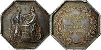 betaalpenning An VIII Frankreich Token, Banque de France, Dumarest, VZ, Silber VZ