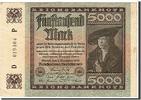 Deutschland 5000 Mark Geldschein, KM:81b, SS+ -
