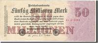 Deutschland 50 Millionen Mark Geldschein, KM:98a, SS -
