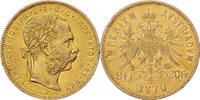Österreich 8 Florins-20 Francs 1870 Vienne Franz Joseph I, Vienne, Gold, VZ