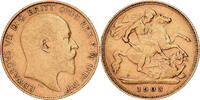 Großbritannien 1/2 Sovereign GREAT BRITAIN, KM #804, Gold, 4.00 -