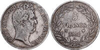 Frankreich 5 Francs Louis Philippe I, Marseille, Silber, S, Gadoury:676 -