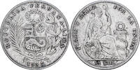 Peru 1/2 Sol 1935 LIMA Lima, Silber, SS, KM:216