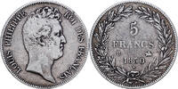 Frankreich 5 Francs Louis-Philippe, Rouen, Silber, S+, Gadoury:675 -