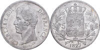 Frankreich 5 Francs Münze, Charles X, Lille, Rare in this quality, VZ -