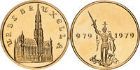 Belgien Medaille 1000 ans de Bruxelles, Gold, Latin, STGL -