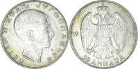 Jugoslawien 50 Dinara Münze, Petar II, SS+, Silber, KM:24 -