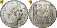 Frankreich 20 Francs Turin, Paris, Silber, PCGS, UNZ, Le Franc:F.400 -