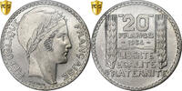 Frankreich 20 Francs Turin, Paris, Silber, PCGS, UNZ+, Le Franc:F.400 -