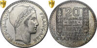 Frankreich 20 Francs Turin, Paris, Silber, PCGS, UNZ+, Le Franc:F.400 -