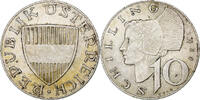Österreich 10 Schilling Silber, VZ, KM:2882 -