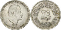 Ägypten 25 Piastres Cairo, Silber, VZ, KM:422 -