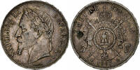Frankreich 5 Francs Napoleon III, Paris, Silber, PCGS, Environmental -