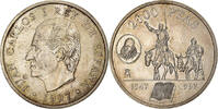 Spanien 2000 Pesetas Juan Carlos I, Madrid, Silber, VZ+, KM:999 -