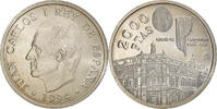 Spanien 2000 Pesetas Juan Carlos I, Madrid, Silber, UNZ, KM:937 -