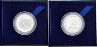 Frankreich 30 Euro E.Leclerc, unofficial private coin, Silber, STGL -