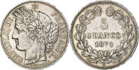 Frankreich 5 Francs Cérès, Bordeaux, Silber, SS, Gadoury:742, KM:818.2 -