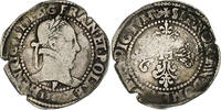 Frankreich Franc au Col Plat Henri III, Angers, Silber, S, Sombart:4714 -