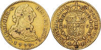 Spanien 2 Escudos 1779 Madrid Charles III, Madrid, Gold, SS, KM:417.1