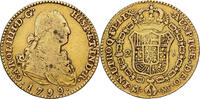 Spanien 2 Escudos 1799 Madrid Charles IV, Madrid, Gold, S+, KM:435.1