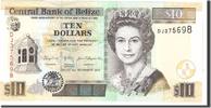 Belize 10 Dollars Geldschein, 2011-01-11, KM:68d, UNZ -