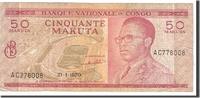 Congo Democratic Republic 50 Makuta Geldschein, 1970-01-21, KM:11a, S -