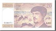 Frankreich 20 Francs Geldschein, Undated, UNZ, Fayette:66 bis.2, KM:151e -