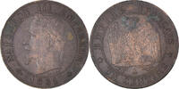 Frankreich Centime Münze, Napoleon III, Paris, SS, Bronze, KM:795.1 -