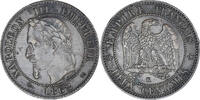 Frankreich 2 Centimes Münze, Napoleon III, Bordeaux, SS+, Bronze -