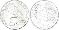 Italien 500 Lire Münze, Rome, SS+, Silber, KM:99 -