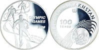 Kasachstan 100 Tenge Münze, Kazakhstan Mint, Jeux Olympiques d'hiver -