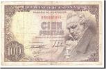 Spanien 100 Pesetas Geldschein, 1946-02-19, KM:131a, S -