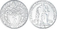 Vatikanstadt 2 Lire Münze, Pius XII, Roma, UNZ, Stainless Steel, KM:36 -