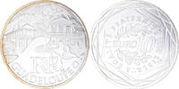 Frankreich 10 Euro Paris, Guadeloupe, STGL, Silber, KM:1737 -