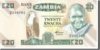 Sambia 20 Kwacha Geldschein, Undated, KM:27e, UNZ -