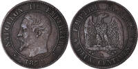 Frankreich 2 Centimes Münze, Napoleon III, Napoléon III, Bordeaux, S+ -