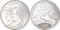 Spanien 12 Euro Madrid, STGL, Silber, KM:1129 -