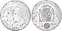Spanien 12 Euro 25th Anniversary of Constitution, Madrid, FDC, STGL -
