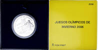 Spanien 10 Euro Madrid, JO 2006 de Turin.BE, STGL, Silber, KM:1064 -
