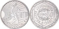 Frankreich 10 Euro Paris, VZ, Silber, Gadoury:EU337, KM:1580 -