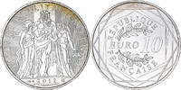 Frankreich 10 Euro Paris, UNZ, Silber, KM:2073 -