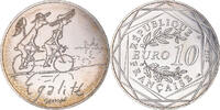 Frankreich 10 Euro Egalité, UNZ, Silber, Gadoury:EU718 -